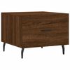 vidaXL Coffee Table Brown Oak 50x50x40 cm Engineered Wood