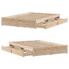 vidaXL Bed Frame without Mattress 140x190 cm Solid Wood Pine