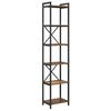 vidaXL Bookshelf Old wood 40 x 30 x 189.5 cm Engineered Wood
