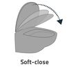 RIDDER Toilet Seat Generation Soft Close White 2119101