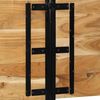vidaXL Headboard 180 cm Solid Wood Acacia and Iron