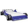 vidaXL Children's Race Car Bed 90x200 cm Blue