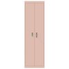 vidaXL Storage Cabinet 2 pcs Pink 60 x 40 x200 cm Cold-Rolled Steel