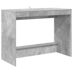 vidaXL Bed Desk Concrete Grey 100 x 45 x 75 cm Engineered Wood