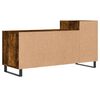 vidaXL TV Cabinet Smoked Oak 100x35x55 cm Engineered Wood