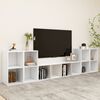 vidaXL 5 Piece TV Cabinet Set White Engineered Wood