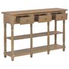 vidaXL Console Table 120x30x76 cm MDF