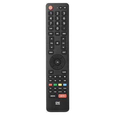 One For All TV Replacement Remote Control Hisense Black