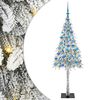 vidaXL Christmas Tree with 300 LEDs White 180 cm PE and Steel