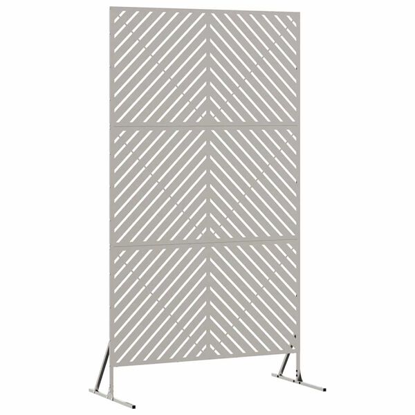 vidaXL Privacy Screen Grey 100 x 50 x 180 cm Steel