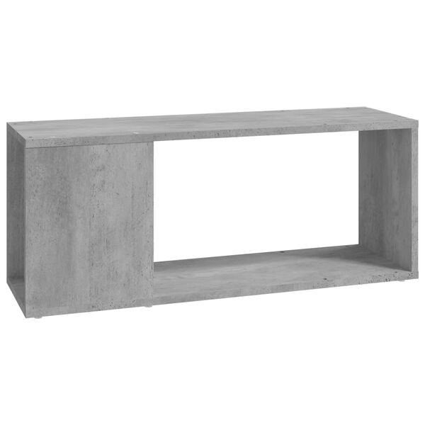 vidaXL TV Cabinet Concrete Grey 80x24x32 cm Engineered Wood
