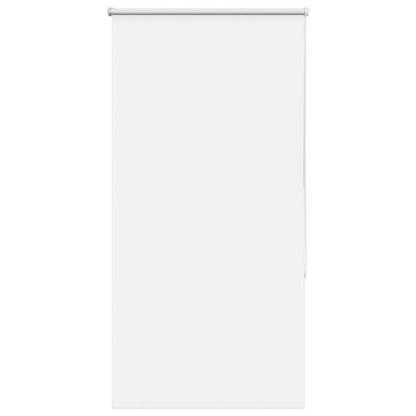 vidaXL Roller Blind Blackout White 75x150 cm Fabric Width 70.7 cm Polyester