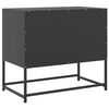 vidaXL TV Cabinet Black 68.5x39x60.5 cm Steel