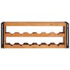 vidaXL Wine Rack Brown 120 x 45 x 33 cm Solid Acacia Wood