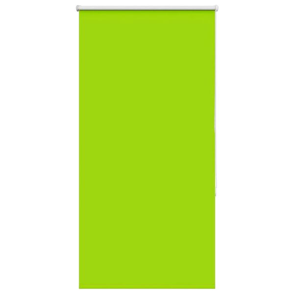 vidaXL Roller Blind Blackout Leaves Green 70x130 cm Fabric Width 65.7 cm Polyester