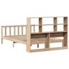 vidaXL Bookcase Bed without Mattress 120x200 cm Solid Wood Pine