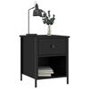 vidaXL Bedside Cabinets 2 pcs Black 40x42x50 cm Engineered Wood