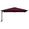 vidaXL Garden Parasol Bordeaux Red 248.5 x 247.5 x 160 cm