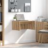 vidaXL Wall-Mounted Desk Artisan Oak 60 x 45 x 30 cm Engineered Wood