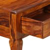 vidaXL Console Table Solid Acacia Wood 90x32x76 cm