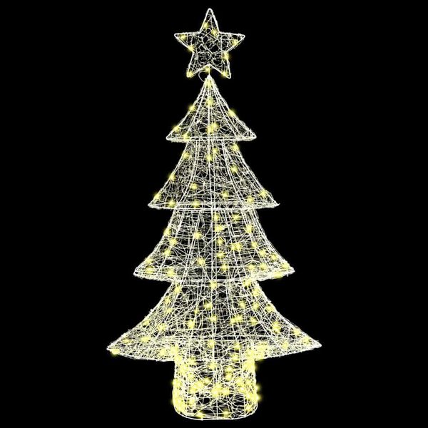 vidaXL Christmas Tree with 160 LEDs Warm white 150 cm Acrylic