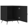 vidaXL Bedside Cabinets 2 pcs Black 40x40x50 cm Engineered Wood