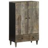 vidaXL Highboard 60x33x100 cm Solid Wood Mango