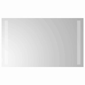 vidaXL LED Bathroom Mirror Transparent 60 x 30 cm Tempered Glass