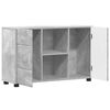 vidaXL Sideboard with Shelf FLORIN Concrete Grey 88.5 x 30.5 x 55.5 cm