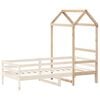 vidaXL Kids' Bed Roof 98x70x176.5 cm Solid Wood Pine