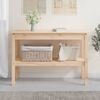 vidaXL Console Table 110x40x75 cm Solid Wood Pine