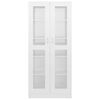 vidaXL Vitrine Cabinet High Gloss White 82.5x30.5x185 cm Engineered Wood