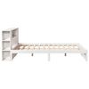 vidaXL Bookcase Bed without Mattress White 140x190cm Solid Wood Pine