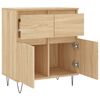 vidaXL Sideboard Sonoma Oak 60x35x70 cm Engineered Wood