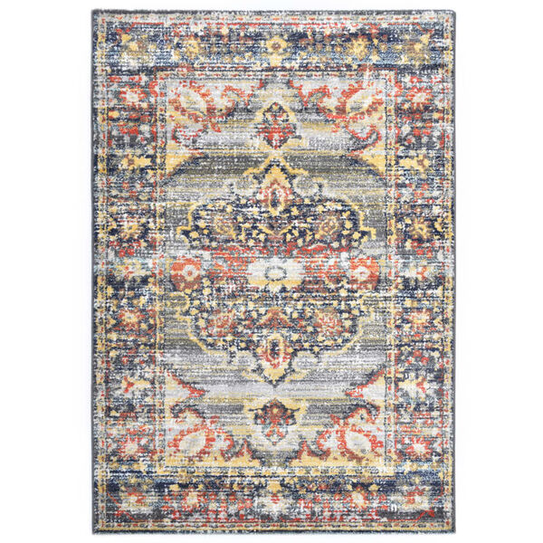 vidaXL Rug Blue 160x230 cm PP