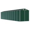 vidaXL Garden Shed Green 191x895x198 cm Galvanised Steel