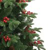 vidaXL Artificial Christmas Tree with 300 LEDs with Stand Green 210 cm