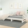 vidaXL Pull-out Day Bed without Mattress White 2x(90x200) cm