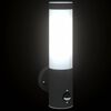 vidaXL Outdoor Wall Light Black 12 x 7.5 x 29 cm Stainless steel