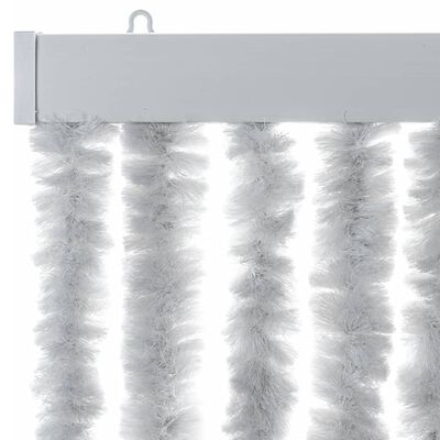 vidaXL Fly Curtain Grey 56x185 cm Chenille