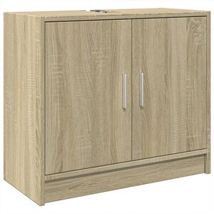 vidaXL Sink Cabinet Sonoma Oak 63x29x55 cm Engineered Wood