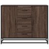 vidaXL Sideboard Brown Oak 92x35x76 cm Engineered Wood
