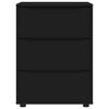 vidaXL Storage Cabinet Black 60 x 48 x 81 cm Engineered Wood