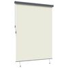 vidaXL Roller Blind Striped Cream 200 x 250 cm Fabric and Aluminum