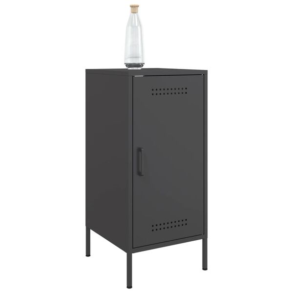 vidaXL Sideboard Black 36x39x79 cm Steel