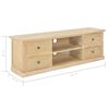 vidaXL TV Cabinet 120x30x40 cm Wood