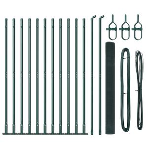vidaXL Fence Post Green