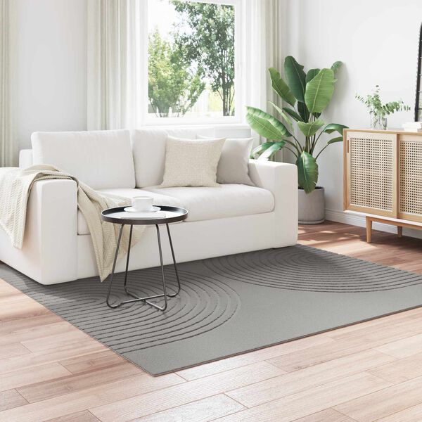 vidaXL Area Rugs Square GALATI Grey 120 x 120 cm Polyester