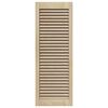 vidaXL Cabinet Door 2 pcs Natural 110 x 2.1 x 39.5 cm Solid Pine Wood