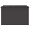vidaXL Outdoor Storage Box Black 80 x 50.5 x 50 cm Steel
